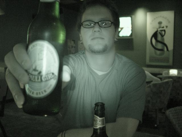 St Pauli Girl Bier: Skunky and not that good.  I hate green bottles.  Rating: 4