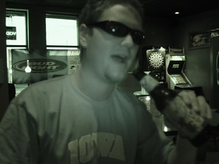 Drinks - Flying Dog Tire Bite: Gross. It's a bad sign when the bottle art has a dog biting a tire with blo...