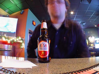 Drinks - Molson Canadian: A decent lager.  Let's rush right into Something.  Rating: 6.5