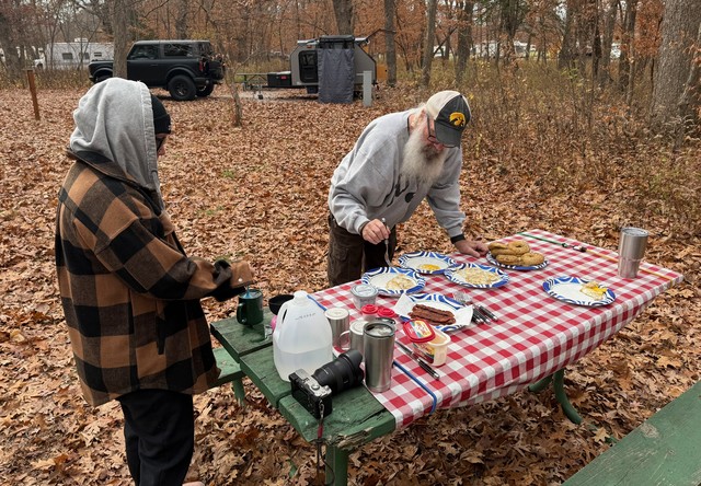 Camp breakfast