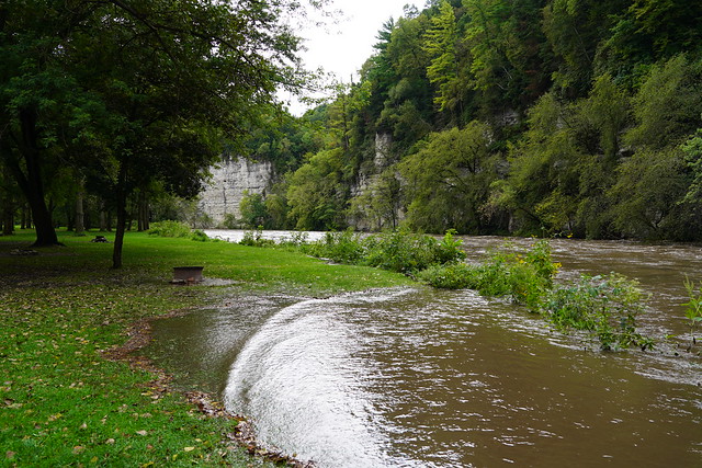 Randy's Bluffton campground flooding