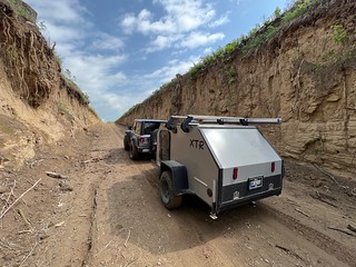 Camper - Draggin the XTR through the Loess Hills