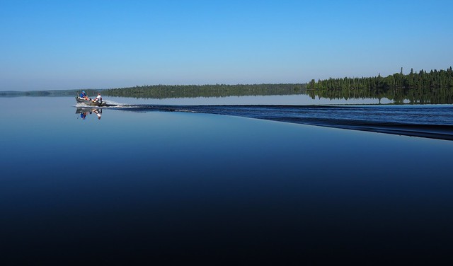 It was unreal how calm the lake was that morning
