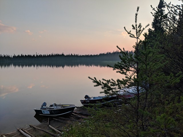 A calm evening at the cabin