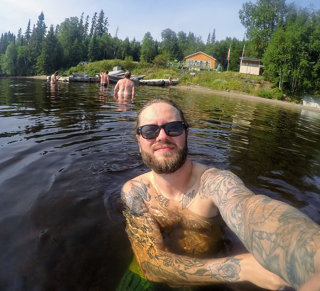 Takin a dip after the last day