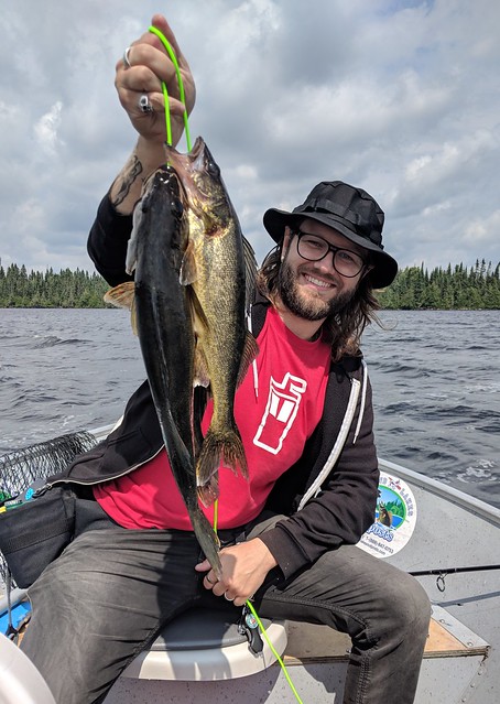 I had a bit of beginner's luck outfishing everyone else in my boat.
