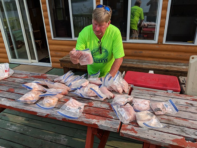 Divvying up the week's catch