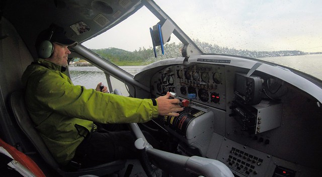 Ridin shotgun. Bout to take off