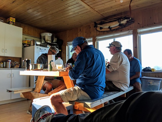Breakfast in the cabin