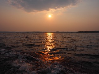 Sunset - A smokey sunset from some forest fires up north