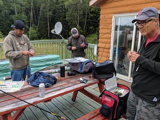 Jim Wiese - Everyone was quick to start settin up their fishing gear