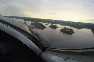 Flying over the wildneress