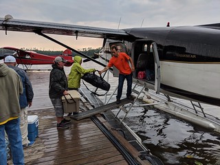 Airplane - Unloadin the plane at the cabin