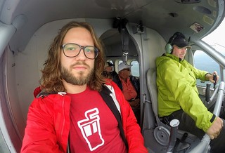 Shotgun plane selfie