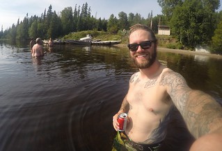 Hangin out in the lake