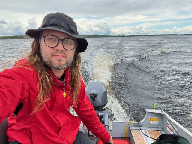 Headin back for lunch