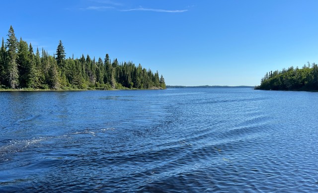 The inlet from the Grew River