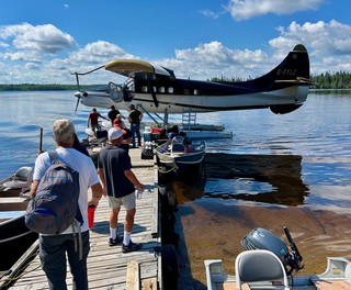 Boarding up to head home