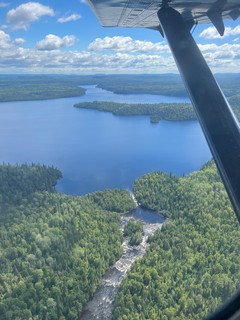 A pretty river on the way back to the airbase