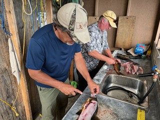 Cleanin up some dinner