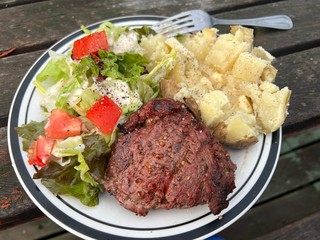 Roughin it up north...