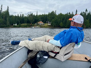 Pullin up to the cabin