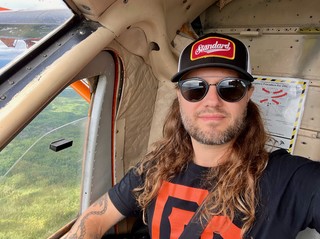 Ridin shotgun. Window down