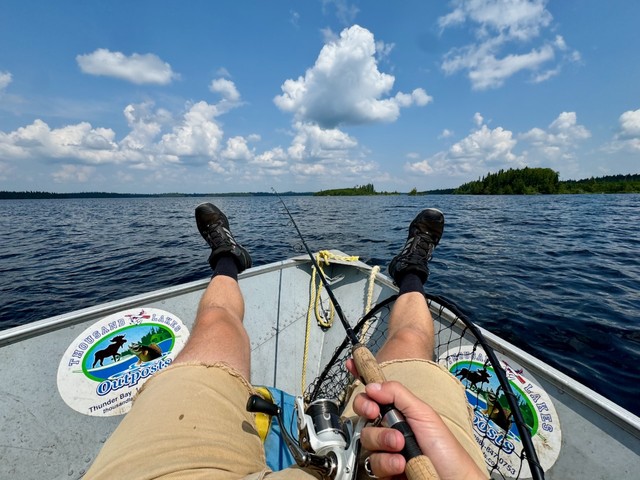 Just sittin here waiting for a fish 