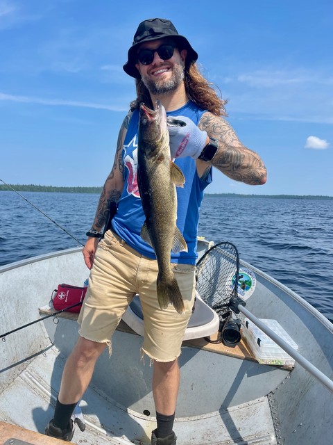 First Walleye of the trip