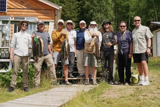 Thew crew with some fish to take home