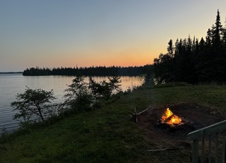 Sunset - Evening bonfire