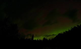 Northern Lights starting to peek through