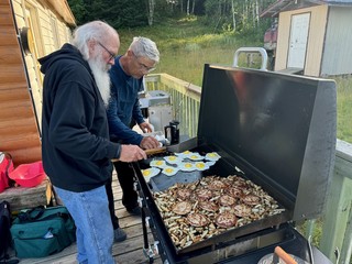 Eggs, taters, and sausage