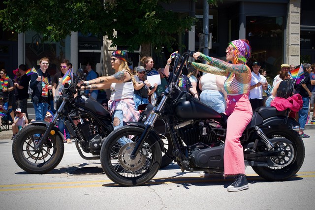 Women bikers