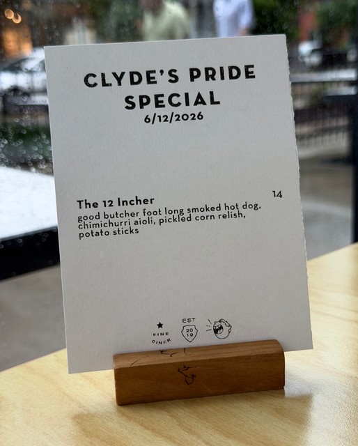 Clyde's Pride Special. The 12 Incher.
