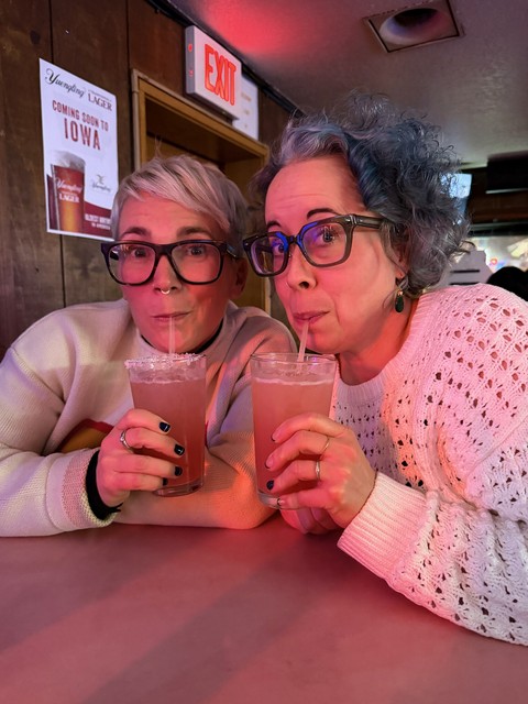 Fresh squeezed salty dogs