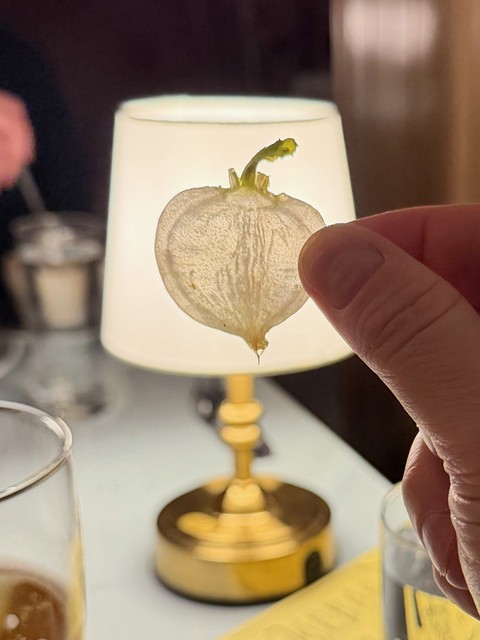 Look at this perfectly sliced turnip