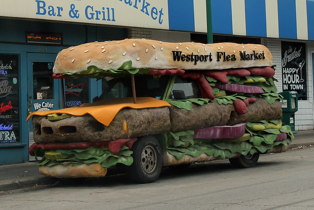 Westport Flea Market's Hamburger Truck