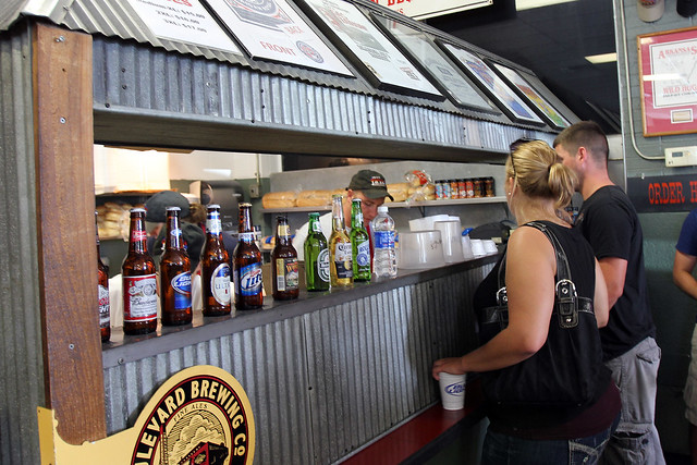 Finally ordering food