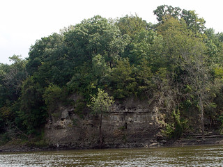 Kayaking - Rock Face on the Cedar River
