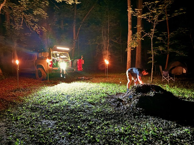 Gettin ready for a bonfire