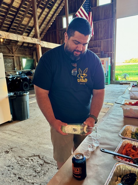 Danny brought some sippin tequila