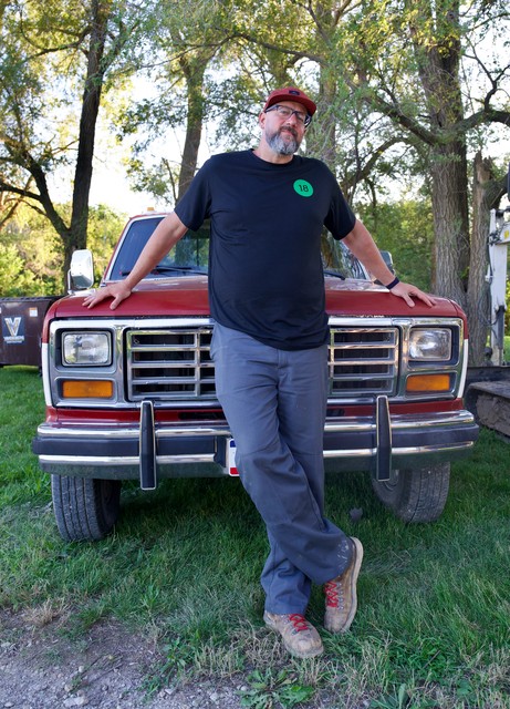 Cullen and the old Ford