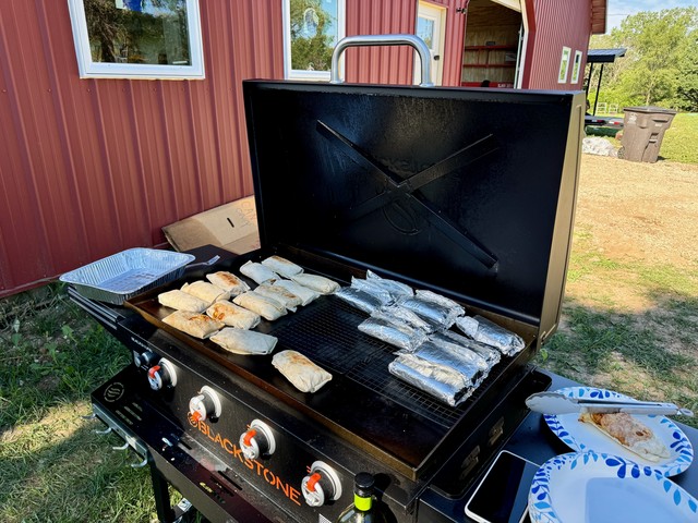 Breakfast time! These burritos were amazing