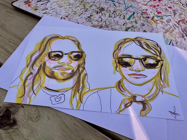 A portrait by Jennifer Leatherby