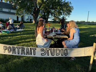 Portrait Studio with Rachel and Jennifer