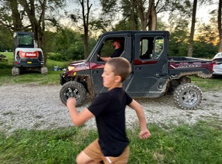 I'd intended to get a photo of Cullen but this lil dude just sprinted through the shot, lol