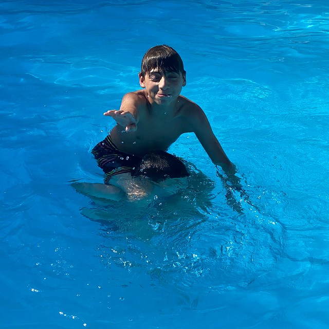 Ridin on Ian's shoulders