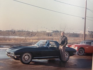 Norman and a corvette