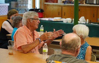 Norman's buddy telling stories